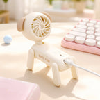 Doggy Mini-Fan - Handheld Fan for Children
