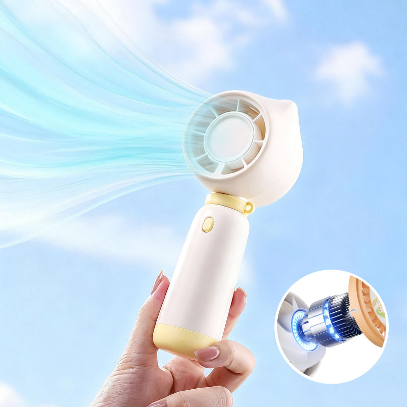 Kitty Mini-Fan - Handheld Fan for Children