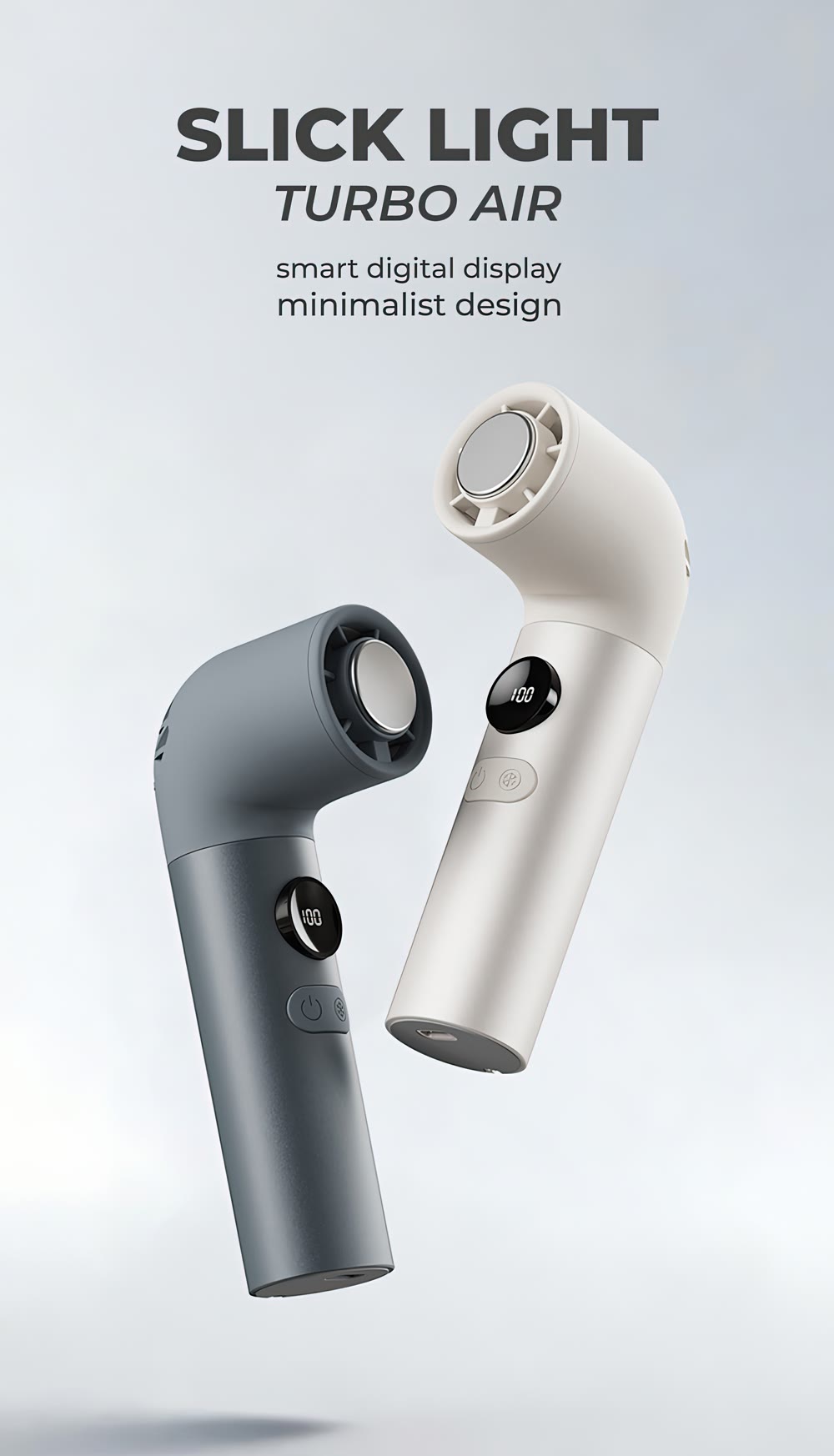 Deuzo Handheld Fan SlickLight
